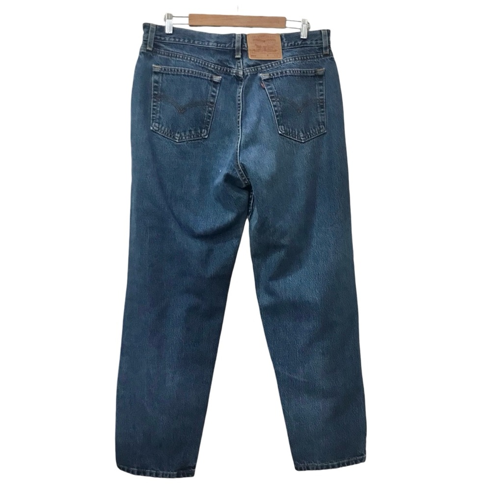 Levis 560 Denim Mom Jeans High Rise Red Tab Size 16 S Vintage Y2K - Inseam 30.5" - Picture 3 of 8